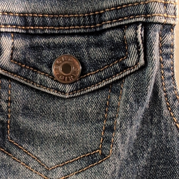 BCBGirls Classic Blue Denim Vest - Picture 8 of 9